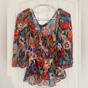 Zara Floral Blouse